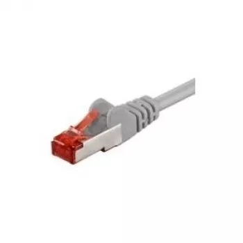 Wentronic Goobay cabo de rede CAT 6, S/FTP (PiMF), cinzento, 3 m - LSZH sem halogéneos, cobre (50888)