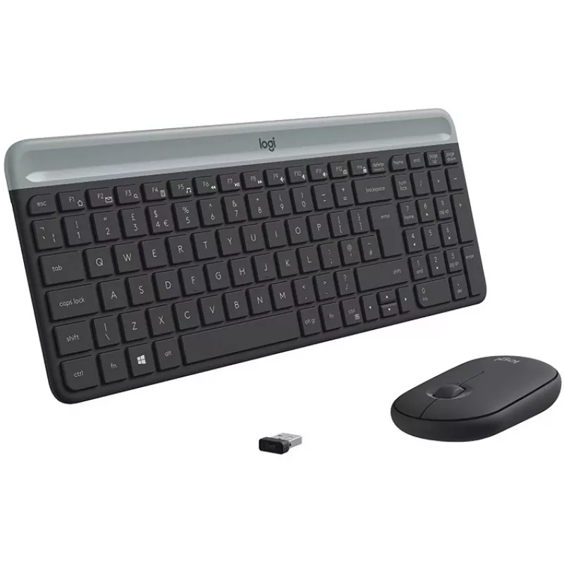 Conjunto de teclado e rato Logitech MK470 slim combo