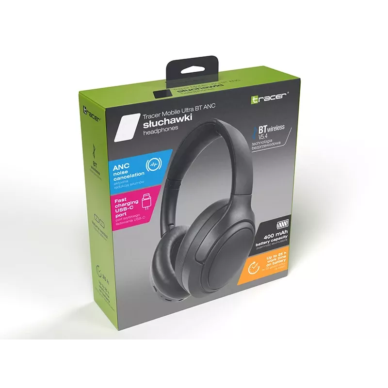 Auscultadores Tracer 47786 Mobile Ultra BT 5.4 ANC