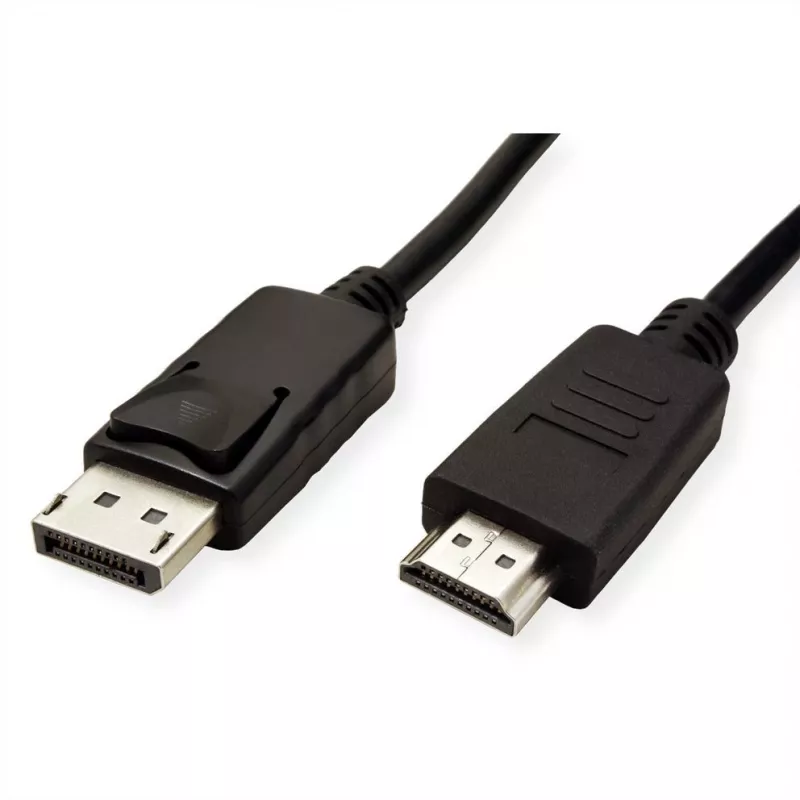 Cabo ROLINE 11445780 1 m DisplayPort para HDMI preto