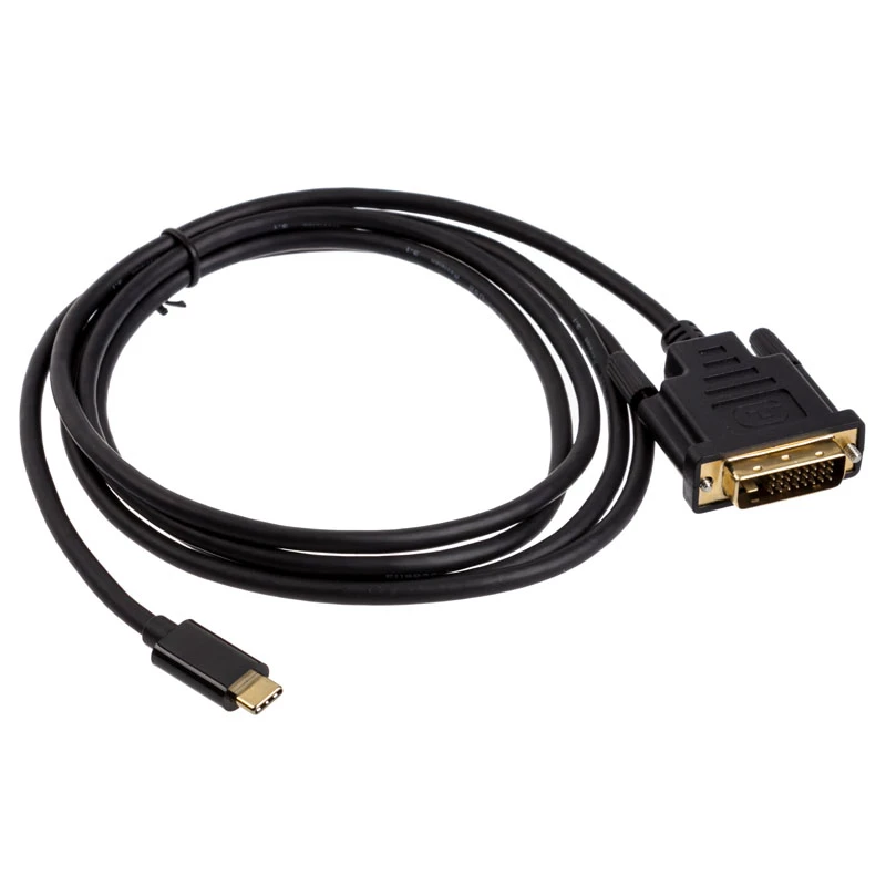 Akasa cabo adaptador de USB Type-C para DVI, preto (AK-CBCA10-18BK)
