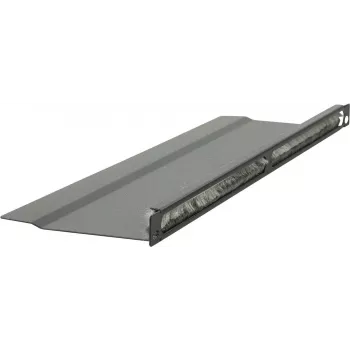 Acessório de rack Lanview RAO215BL preto aço 0,5HE 482x112x22mm