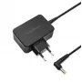 Carregador QOLTEC 52407 para Toshiba Ultrabook 45W 19V 2,37A Fonte de alimentação