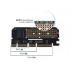 Placa de expansão, adaptador M.2 NVMe M-Key PCI-E Savio AK-41