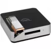 OWC Atlas OWCTCCFXB4RDR leitor/gravador de cartões USB4 CFexpress Type B 4.0, adaptador CFexpress de A para B incluído, alumínio
