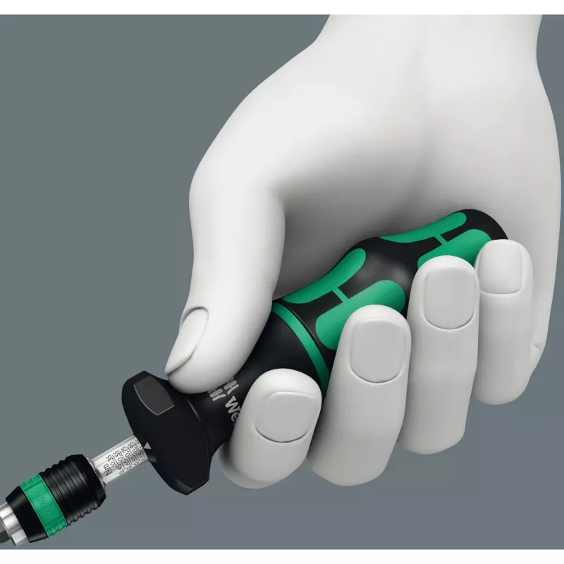 Chave de fendas dinamométrica 7441, chave dinamométrica preto/verde, para bits de 1/4