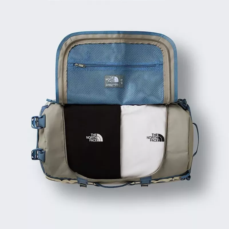 Mala de viagem The North Face Base Camp Duffel S - stone slab/granite cinzento