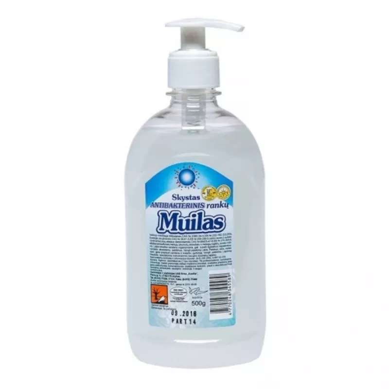 Sabão líquido, antibacteriano, com doseador, 500 ml