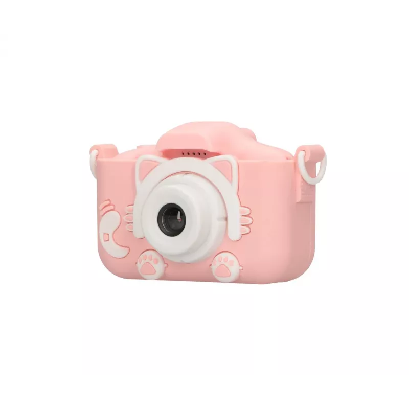 Câmara digital para crianças Extralink H27 SINGLE PINK rosa branca 3 anos