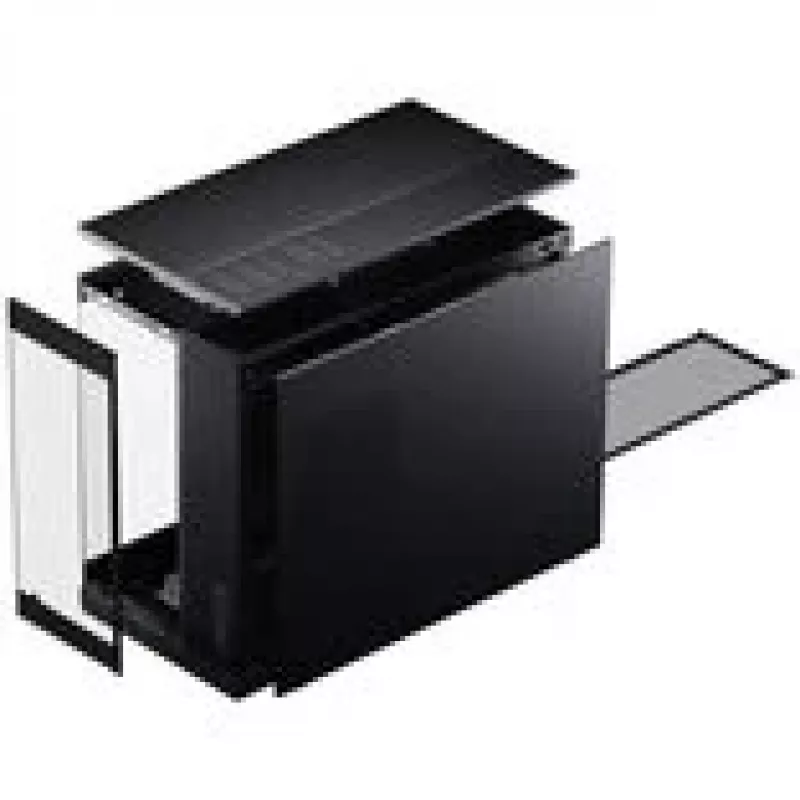 Caixa de PC PHANTEKS XT V3, caixa mini, mATX, vidro temperado – inclui 3 ventoinhas de 120 mm, preto