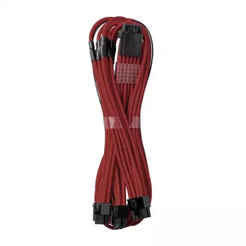 Cabo CableMod C-Series PRO ModMesh 12VHPWR para 3x PCI-e para Corsair - 60 cm, vermelho escuro