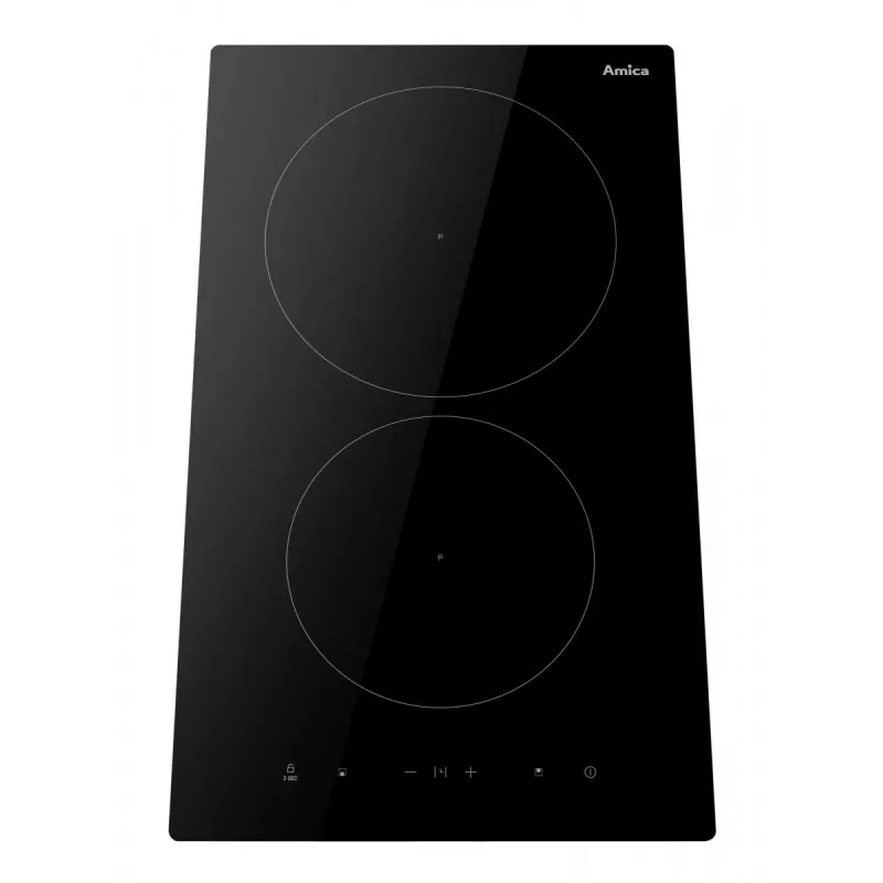 Placa de indução Amica PI3520U 21743 3 zonas de cozedura 7 níveis de potência