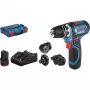 Bosch GSR 12V-15 FC Professional 1300 rpm sem chave 600 g preto, azul