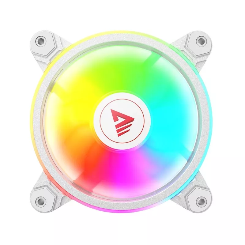 SAVIO FAN-01 WHITE pack de 4 ventoinhas ARGB 120mm incluindo controlador e comando