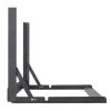 Rack Open-Frame 6HE 19 polegadas SILVERSTONE SST-RK06U-OF Rack de secretária prateado