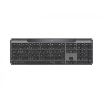 Teclado Logitech RF Wireless Bluetooth QWERTZ alemão grafite 920-013773