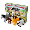Conjunto magnético de animais da quinta Malblo
