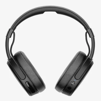 Headset Skullcandy Crusher Wireless — preto, binaural, circum-aural, Bluetooth e 3,5 mm, dobrável, bateria de 40 h