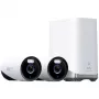 Anker Eufy eufyCam E330 (Professional) - Conjunto de 2 câmaras - Câmara de vigilância de rede - Exterior - resistente às intempéries - Cor (dia/noite) - 8 MP - 3840 x 2160 - 4K - Áudio - Wi-Fi - 2