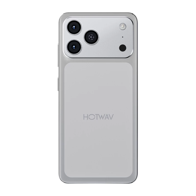 Smartphone HOTWAV A17 Pro Max prateado — HOTWAV A17 Pro Max