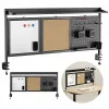 Divisória de secretária ergo office ER-300 B, largura 1250 mm, carga máx. 10 kg
