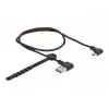 Cabo USB DeLOCK EASY-USB 2.0 Type-A para Micro-B macho 0,5 m preto