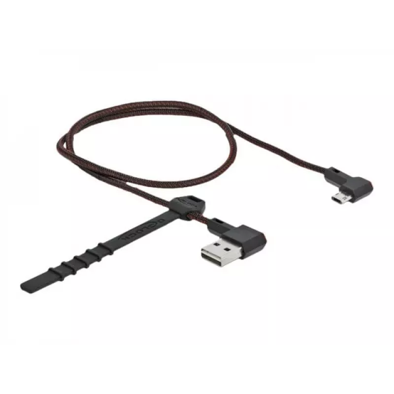 Cabo USB DeLOCK EASY-USB 2.0 Type-A para Micro-B macho 0,5 m preto