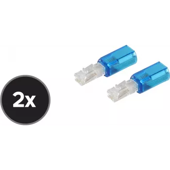 Desenrolador de cabos ShiverPeaks 71216-B-SET2 para cabos de auscultador de telefone — conectividade máxima