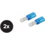 Desenrolador de cabos ShiverPeaks 71216-B-SET2 para cabos de auscultador de telefone — conectividade máxima