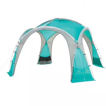Event Dome Shelter XL, 4,5 x 4,5m, pavilhão azul-claro/cinzento