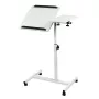 Maclean suporte móvel para secretária/portátil, branco, altura ajustável 59-89 cm, máx. 30 kg, MC-121 W