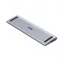 KVM-Switch Unitek D1106AGY01 estação de acoplamento USB-C Triple 4K com KVM, 3x USB-A, 5x USB-C, HDMI×2, DP×1, RJ-45, leitor SD, 3840×2160@60Hz, alumínio