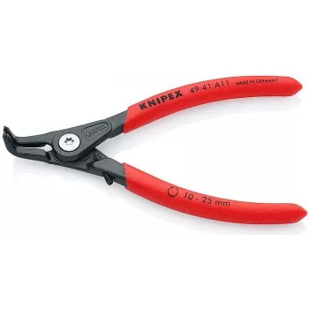 Alicate para anéis de retenção Knipex 49 41 A11 adequado para anéis exteriores 10-25 mm formato das pontas angular 90°