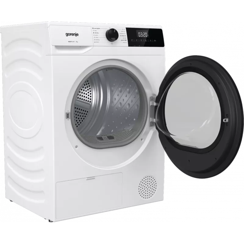 Máquina de secar roupa Gorenje | D2HNE7E | Classe de eficiência energética E | Carga frontal | 7 kg | Bomba de calor | LED | Profundidade 51 cm | Branco