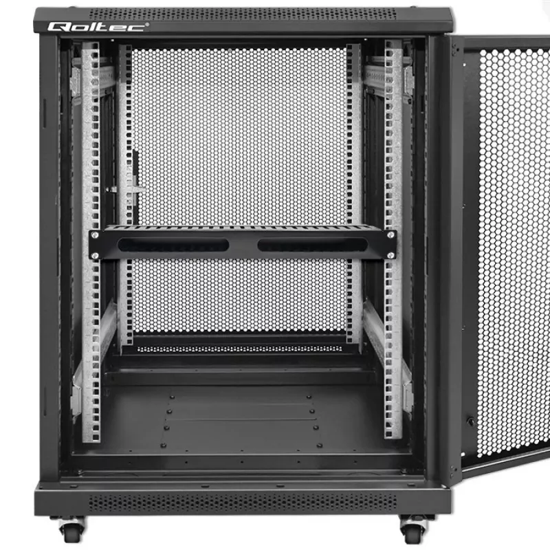 Gestor de cabos QOLTEC 54514 para racks de 19 polegadas, 24 portas