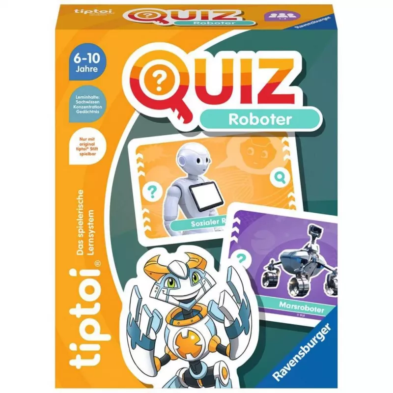 tiptoi Quiz Roboter, jogo de quiz
