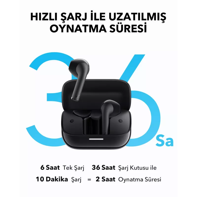 Headset In-Ear True Wireless Anker Soundcore A3994G11 K20i, USB-C, preto, intra-aural