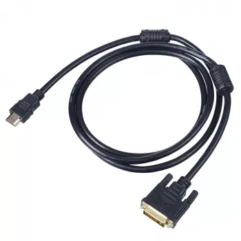Cabo HDMI para DVI-D Akyga AK-AV-11 (24+1), 1,8 m, preto