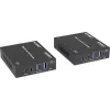 SpeaKa Professional SP-USBE-820 extensor KVM 7+1 portas controlável por PC preto (SP-13472864)