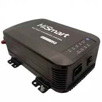 Carregador automático de bateria de chumbo-ácido / LiFePO4, 24V 20A