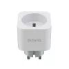 Tomada inteligente SAVIO AS-01 16A Wi-Fi 2,4 GHz, ficha tipo E/F, 220–240 V, 3680 W, branca