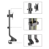 Maclean MC-853 para 1 monitor, suporte de ecrã, suporte de secretária com suporte de secretária para computador 17 a 32 polegadas VESA 75x75 100x100 até 8 kg (para 1 ecrã)