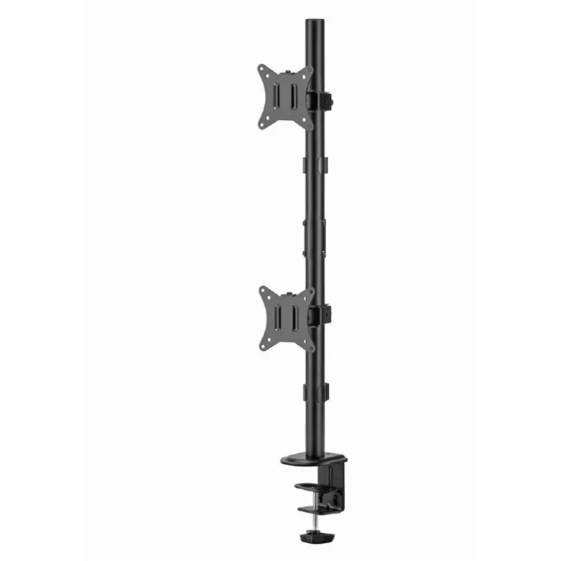 Suporte de monitor Gembird MA-D2-02, braço de monitor de secretária, capacidade máxima 9 kg