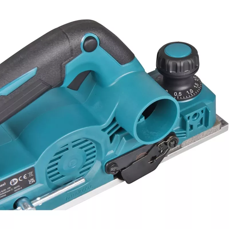 Plaina a bateria KP001GZ, 40 volts, plaina elétrica azul/preto, sem bateria e sem carregador