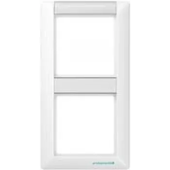 Moldura 2 tomadas aws vertical ABAS 582 NA WW (ABAS582NAWW)