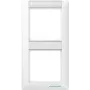 Moldura 2 tomadas aws vertical ABAS 582 NA WW (ABAS582NAWW)