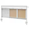 Divisória de secretária Ergo Office ER-300 W, largura 1250 mm, carga máxima 10 kg