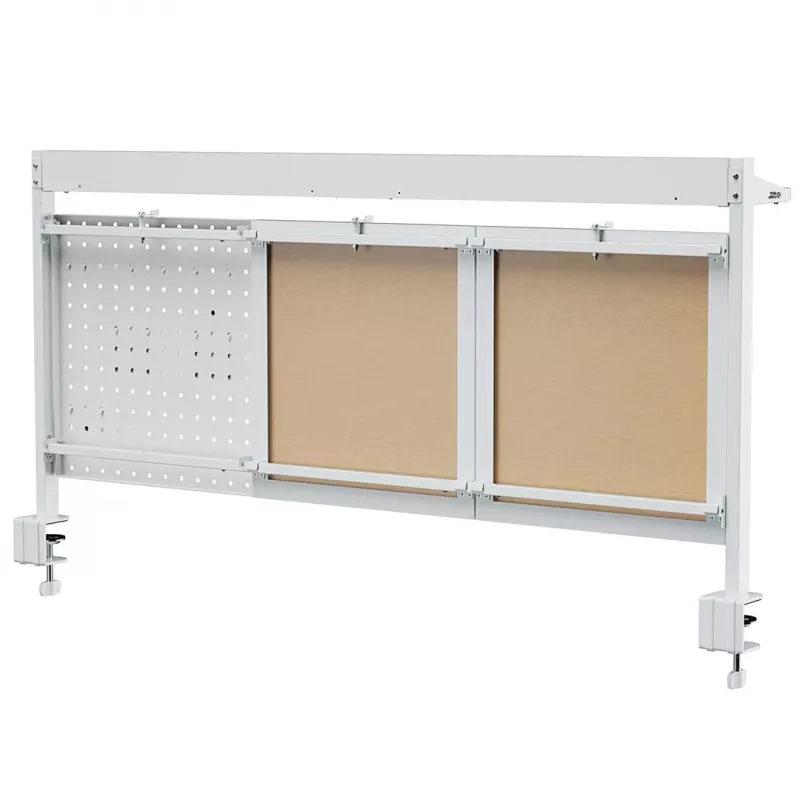 Divisória de secretária Ergo Office ER-300 W, largura 1250 mm, carga máxima 10 kg