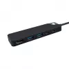 Hyper HyperDrive Flex HD4101BKGL hub USB-C de 5 portas (2x USB-A, 1x USB-C, 1x HDMI), preto