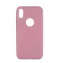 Capa fina Tellur em pele sintética para iPhone X/XS – rosa, capa protetora fina